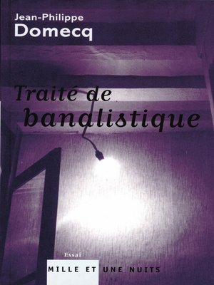 cover image of Traité de banalistique
